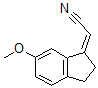 CAS 登录号：468104-14-5， (2Z)-(2,3-二氢-6-甲氧基-1H-茚-1-亚基)-乙腈