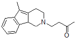 CAS#: 46971-49-7, 4-(1,3,4,9b-Tetrahydro-5-methyl-2H-indeno(1,2-c)pyridyl-2)-butanone