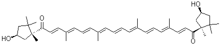 CAS#: 470-38-2, (3S,3'S,5R,5'R)-3,3'-Dihydroxy-kappa,kappa-Carotene-6,6'-Dione