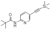 CAS 登录号：470463-43-5， 2,2-二甲基-N-{5-[(三甲基硅烷基)乙炔基]-2-吡啶基}丙酰胺