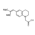 CAS#: 47072-52-6, [6-(2,2-Dicyanovinyl)-3,4-Dihydro-1(2H)-Quinolinyl]Acetic Acid
