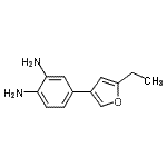 CAS 登录号：471239-87-9， 4-(5-乙基-3-呋喃基)-1,2-苯二胺