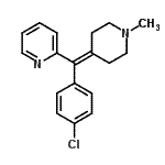CAS#: 47128-12-1, 2-[(4-Chlorophenyl)(1-Methyl-4-Piperidinylidene)Methyl]Pyridine