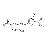 CAS#: 471289-56-2, 2-[(E)-{[4-Bromo-5-(Dimethylamino)-2-Furyl]Methylene}Amino]-4-Nitrophenol