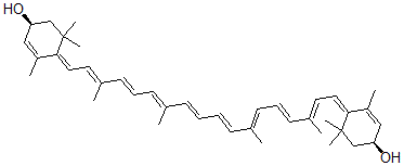 CAS#: 472-73-1, (3S,3'S)-4',5'-Didehydro-4,5'-Retro-b,b-Carotene-3,3'-Diol