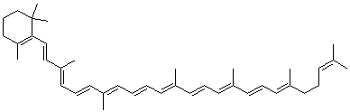 CAS 登录号：472-93-5， gamma-胡罗卜素