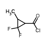 CAS 登录号：473237-10-4， 2,2-二氟-3-甲基环丙烷羰基氯化物
