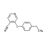 CAS#: 473256-01-8, 3-(4-Ethylphenoxy)Isonicotinonitrile