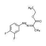CAS#: 473258-20-7, Ethyl (2Z)-2-[(3,4-Difluorophenyl)Hydrazono]Propanoate