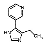 CAS#: 473693-15-1, 3-(4-Ethyl-1H-Imidazol-5-Yl)Pyridine