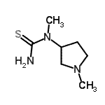 CAS#: 473707-15-2, 1-Methyl-1-(1-Methyl-3-Pyrrolidinyl)Thiourea