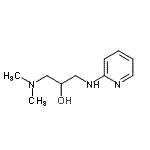 CAS 登录号：473722-72-4， 1-(二甲基氨基)-3-(2-吡啶基氨基)-2-丙醇