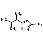 CAS 登录号：473733-33-4， (1R)-2-甲基-1-(3-甲基-1,2-恶唑-5-基)-1-丙胺