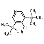 CAS#: 473807-28-2, 4-Chloro-3,5-Bis(Trimethylsilyl)Pyridine