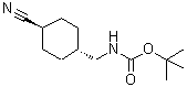 CAS 登录号：473923-79-4， [(反式-4-氰基环己基)甲基]氨基甲酸叔丁酯