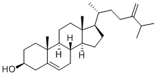 CAS 登录号：474-63-5， 5,24(28)-胆甾二烯-24-亚甲基-3beta-醇