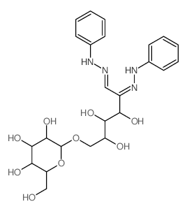 CAS 登录号：4746-18-3， 2-(羟基甲基)-6-[(6Z)-2,3,4-三羟基-5,6-二(苯基异二氮烯)己氧基]四氢吡喃-3,4,5-三醇