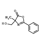 CAS 登录号：474651-48-4， 4-(羟基甲基)-4-甲基-2-苯基-1,3-恶唑-5(4H)-酮