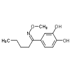 CAS 登录号：474668-86-5， 4-[(1Z)-N-甲氧基亚氨基戊酰基]-1,2-苯二酚