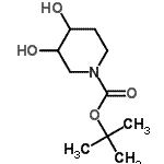 CAS#: 475062-48-7, 2-Methyl-2-Propanyl 3,4-Dihydroxy-1-Piperidinecarboxylate