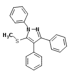 CAS#: 475094-43-0, 5-(Methylsulfanyl)-1,3,4-Triphenyl-1H-Pyrazole