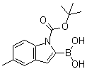 CAS 登录号：475102-14-8， 2-硼酸基-5-甲基-1H-吲哚-1-羧酸 1-叔丁酯