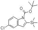 CAS#: 475102-16-0, 2-Methyl-2-Propanyl 5-Chloro-2-(Trimethylsilyl)-1H-Indole-1-Carboxylate