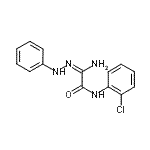 CAS 登录号：475162-11-9， N-(2-氯苯基)-2-亚氨基-2-(2-苯基肼基)乙酰胺