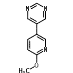 CAS#: 475275-80-0, 5-(6-Methoxy-3-Pyridinyl)Pyrimidine