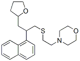 CAS#: 47539-72-0, 1-(2-Morpholinoethyl)Thio-2-(1-Naphtyl)-3-(2,3,4,5-Tetrahydrofuran-2-Yl)Propane