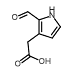 CAS 登录号：475986-34-6， 2-(2-甲酰基-1H-吡咯-3-基)乙酸