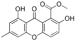 CAS 登录号：476-53-9， 2,8-二羟基-6-甲基-9-氧代-9H-氧杂蒽-1-羧酸甲酯