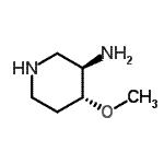 CAS#: 476160-68-6, (3R,4R)-4-Methoxy-3-Piperidinamine