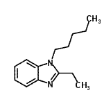 CAS 登录号：476324-86-4， 2-乙基-1-戊基-1H-苯并咪唑