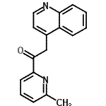 CAS#: 476472-02-3, 1-(6-Methyl-2-Pyridinyl)-2-(4-Quinolinyl)Ethanone