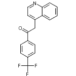 CAS#: 476472-22-7, 2-(4-Quinolinyl)-1-[4-(Trifluoromethyl)Phenyl]Ethanone