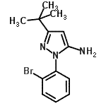 CAS#: 476637-04-4, 1-(2-Bromophenyl)-3-(2-Methyl-2-Propanyl)-1H-Pyrazol-5-Amine