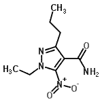 CAS#: 476687-43-1, 1-Ethyl-5-Nitro-3-Propyl-1H-Pyrazole-4-Carboxamide