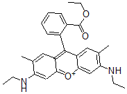 CAS#: 47724-48-1, 9-(2-(Ethoxycarbonyl)phenyl)-3,6-bis(ethylamino)-2,7-dimethyl-Xanthylium molybdatephosphate
