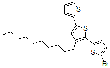 CAS#: 477335-02-7, 5-Bromo-3'-Decyl-2,2':5',2''-Terthiophene