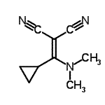 CAS 登录号：477343-85-4， [环丙基(二甲基氨基)亚甲基]丙二腈