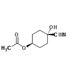 CAS 登录号：477344-74-4， 反式-4-氰基-4-羟基环己基乙酸酯