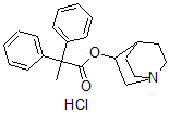 CAS#: 4775-90-0, 2,2-Diphenylpropionic acid 3-quinuclidinyl ester hydrochloride