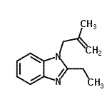 CAS#: 477544-35-7, 2-Ethyl-1-(2-Methyl-2-Propen-1-Yl)-1H-Benzimidazole
