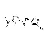 CAS#: 477546-55-7, N-(5-Methyl-1,2-Oxazol-3-Yl)-5-Nitro-2-Thiophenecarboxamide