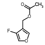 CAS 登录号：477583-44-1， (4-氟-3-呋喃基)甲基乙酸酯