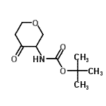 CAS 登录号：477584-38-6， 叔-丁基N-(4-氧代四氢吡喃-3-基)氨基甲酸酯