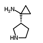 CAS#: 477700-40-6, 1-[(3R)-3-Pyrrolidinyl]Cyclopropanamine