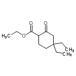 CAS 登录号：477877-86-4， 乙基4,4-二乙基-2-氧代环己甲酸酯