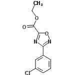 CAS 登录号：478030-49-8， 乙基3-(3-氯苯基)-1,2,4-恶二唑-5-羧酸酯